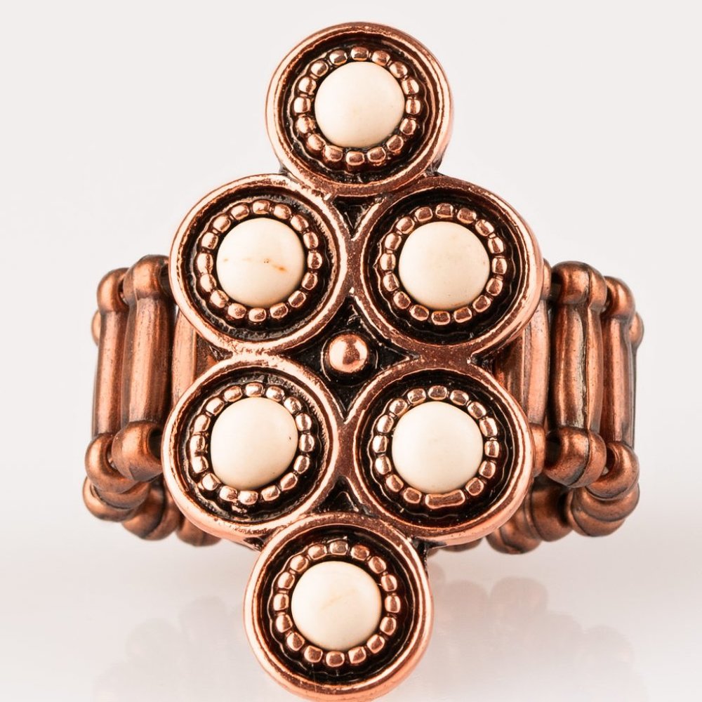 Copper Statement Ring - Picture 2 of 2